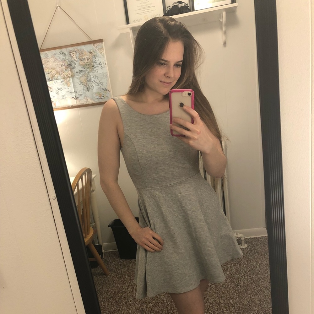 Grey lulus dress